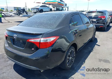 2014 Toyota Corolla S Plus из США, поврежденный, VIN 5YFBURHE4EP068641